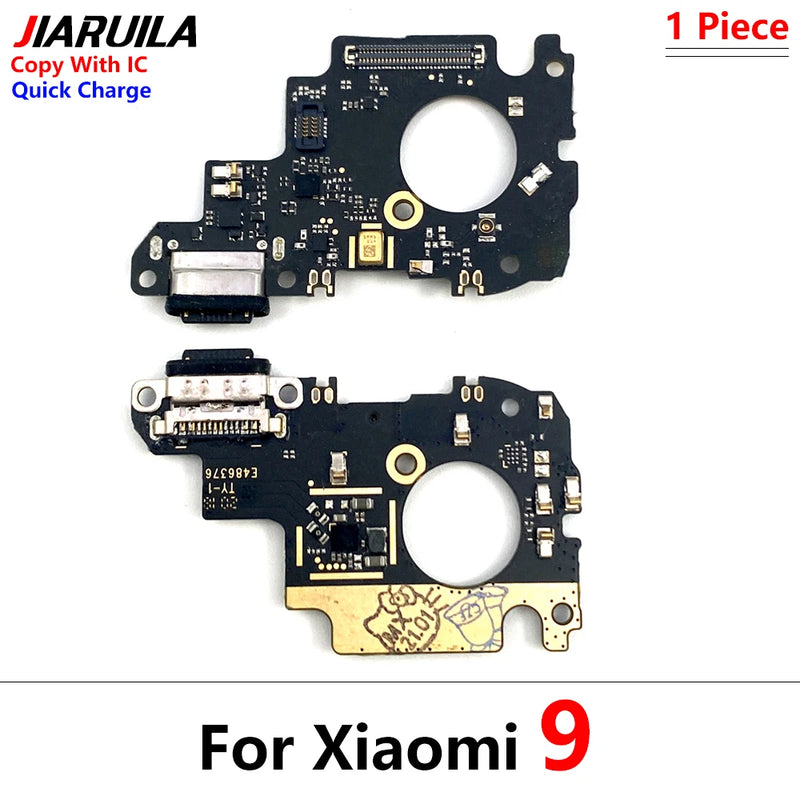 New For Xiaomi 10T 9T 10 11T Pro 12T 10 Lite USB With Micro Charging Port Charger Dock Flex Cable With IC Microphone Board