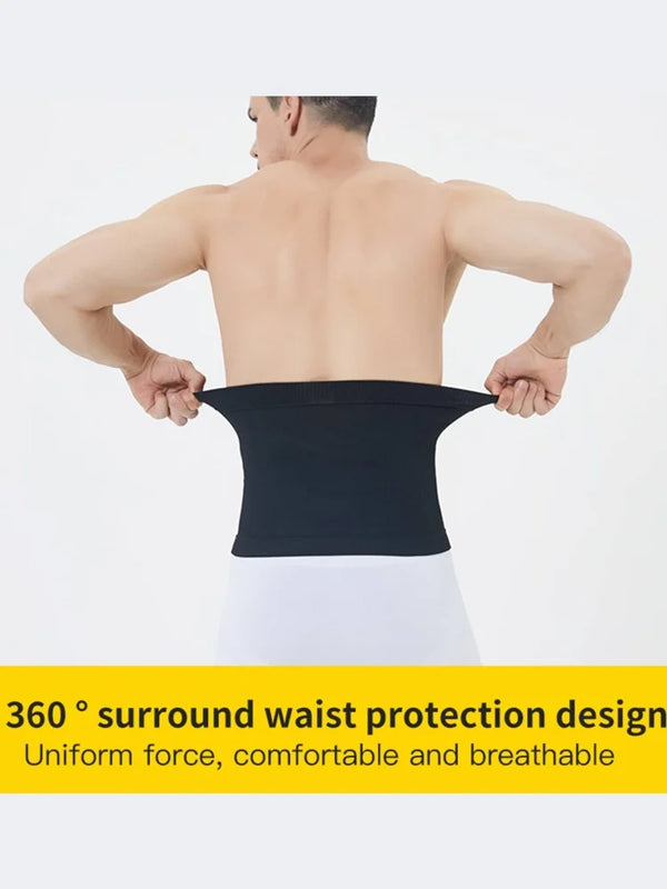 Men's Seamless Compression Shapewear Breathable Waist Trainer Slimming Underwear for Fitness Sport Sedentary Relief Body Shaper