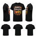 Family Thanksgiving T - Shirt, Time Spent Together Is A Blessing Matching Tee, Pumpkin Fall Autumn Reunion - View 2 | SAMAG