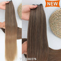 Natural Bio Synthetic Heat Resistant Hair Extensions Sew In Straight Hair Weave Bundle 26" 200g Synthetic Cosplay Ponytail Fiber