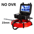 9" DVR 20/30/50/100M HD Screen SYANSPAN Pipe Inspection Camera,7mm Diameter IP68 Drain Sewer Pipeline Video Industrial Endoscope