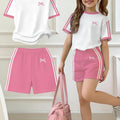 Kids Clothes Girls, , Easy Bow Print Short Sleeve T-Shirt | SAMAG
