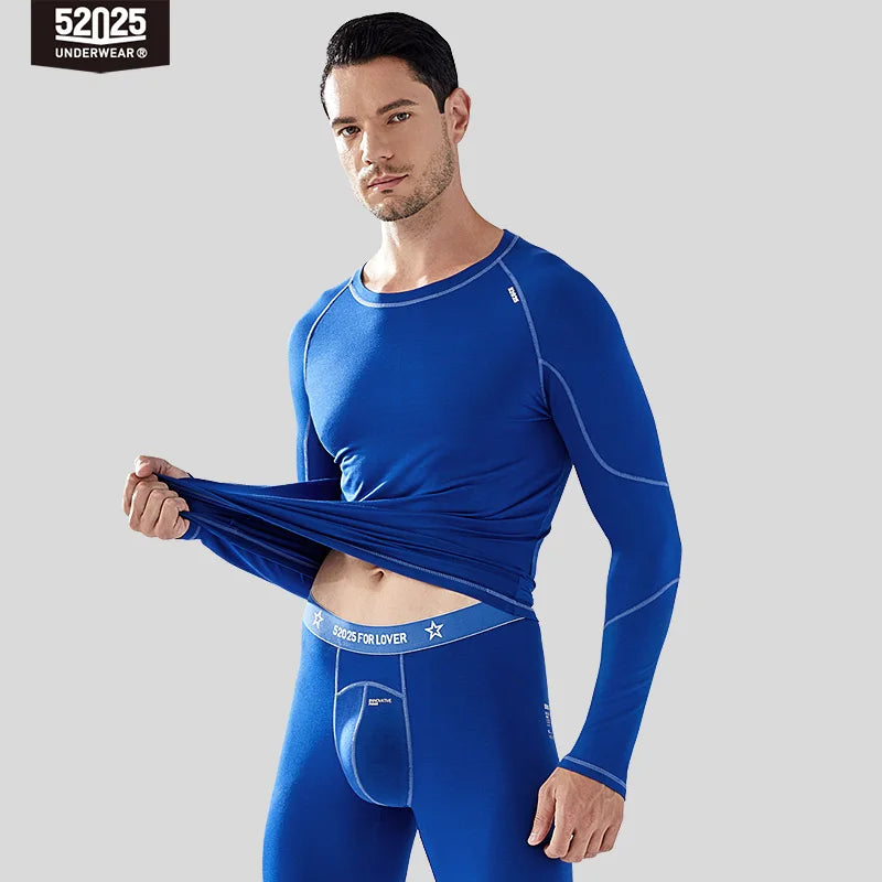 52025 Men’s Thermal Underwear – Functional & Stylish with Innovative Enlarged Pouch. Perfect for Daily Wear or Light Sports