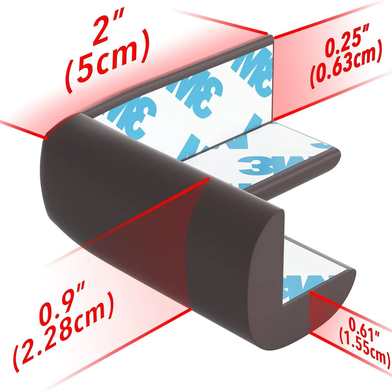 NBR Baby Safety Corner Guards Edge Bumpers for Furniture, Soft Corner Protectors for Kids Childproof Table Desk Coffee Corners