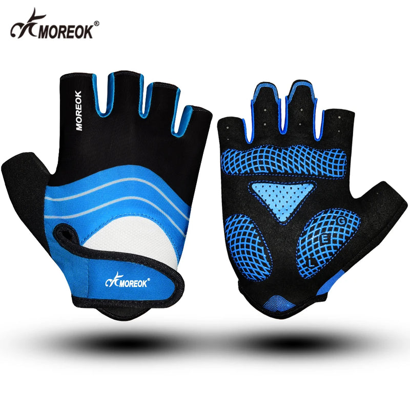 MOREOK Cycling Gloves Half Finger Bike 5MM Silicone Pads - View 7 | SAMAG