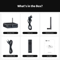 Fosi Audio HT4S Bluetooth 4.1 Home Sound Amplifier, Mini Desktop Amp with TPA3116 and Bass Treble Controls for Speaker Subwoofer