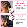 Ocean Wave Crochet Braids Miracle Knots Crochet Human Hair Pre-Separated Invisible Knotless Loose Deep Wave Feather Crochet Human Hair Bundles For Black Women Ocean Wave Humain Crochet Hair 16 To 26 Inch 60g/pcs 240g For A He