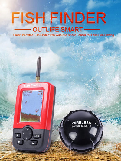 Wireless Portable Fish Finder 45M/135FT Sonar Depth | SAMAG