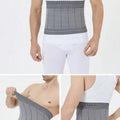 Men's Seamless Compression Shapewear Breathable Waist Trainer Slimming Underwear for Fitness Sport Sedentary Relief Body Shaper