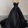 Lakshmigown Off The Shoulder Crepe Satin A - Line Bridal - View 6 | SAMAG