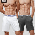 52025 Men's Cotton Modal Pajama Shorts – Smooth, Silky-Soft Lounge Shorts, Relaxed Fit, Side Pockets and Everyday Home Comfort