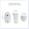 2 Pcs Electric Curtain Opener with Remote Control: Roman Rod/TU-Rail Motorized Curtains Quiet Operated Automatic Curtain Opener