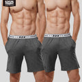 52025 Men's Cotton Modal Pajama Shorts – Smooth, Silky-Soft Lounge Shorts, Relaxed Fit, Side Pockets and Everyday Home Comfort