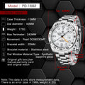 PAGANI DESIGN 2026 New Automatic Machinery Men's Watch GMT DG5833 Stainless Steel Sapphire Crystal 10Bar Waterproof Reloj Hombre