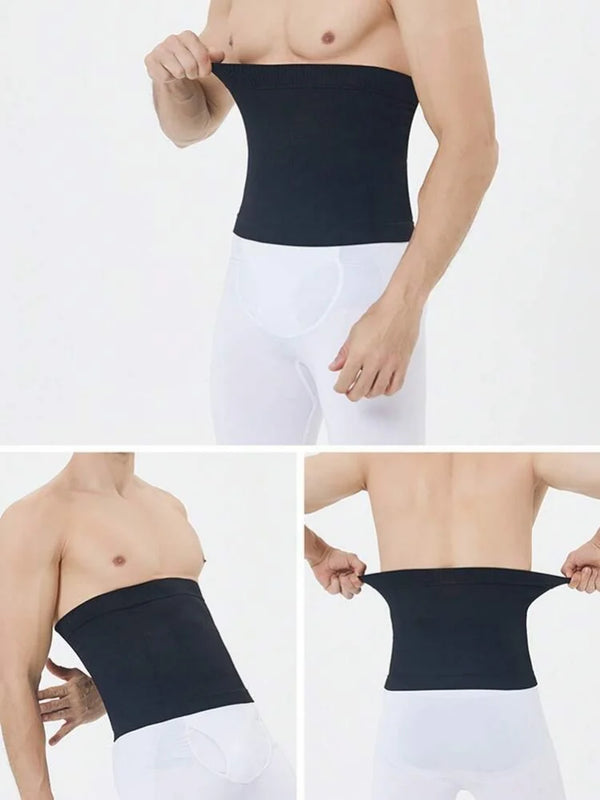 Men's Seamless Compression Shapewear Breathable Waist Trainer Slimming Underwear for Fitness Sport Sedentary Relief Body Shaper