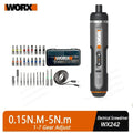 WORX WX242 4V Electrical Screwdriver Set Smart Cordless Electric USB Rechargeable 30 Bit Mini Drill Power - View 7 | SAMAG