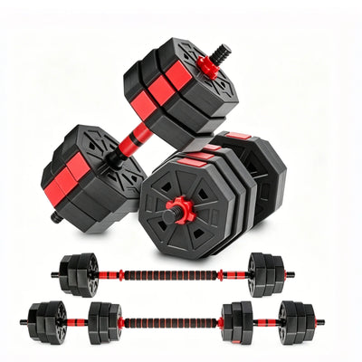Adjustable Dumbbell Set Convertible Barbell 5.5 - 44lbs | SAMAG