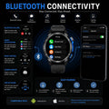 HD350 Pro Men Smart Watch AMOLDE GPS Track Offline Map 4GB Memory Recorder Flashlight Outdoor Sport Barometer Altitude Compass