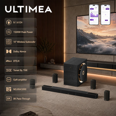 ULTIMEA Skywave X100 9.1.6CH Dolby Atmos&DTS:X Soundbar | SAMAG