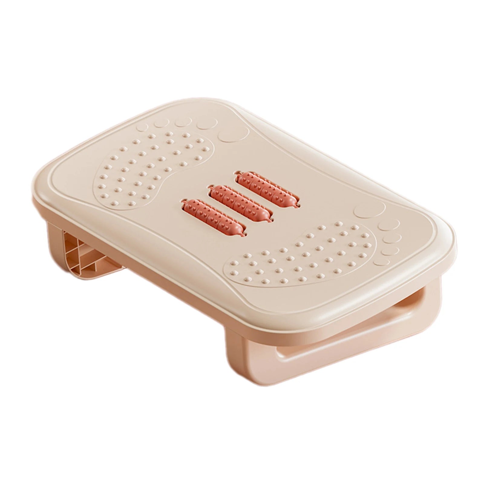 Office Footrest Footstool Ergonomic Under The Table Foot Stool With Massage Rollers Non-Slip Desk Step Stool Footstool Stepping