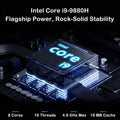 New 15.6' Laptop Intel Core I9-9880H 32GB 2TB Gaming PC Ultra Slim Office Study Computer PC Windows 11 Pro 1920*1080 HD