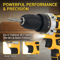 21V Protable Cordless Electric Drill Driver Kit Orange Power Set With Battery Charger 27Pcs Accessories - View 3 | SAMAG