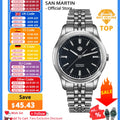 San Martin 36mm 39mm Gada Classic Simple Enamel Dial Miyota 90S5 Original Design Dress Men Automatic Mechanical Watch SN0144