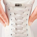 New Press Lock Shoelaces Without ties Gradient Flats Elastic Laces Sneakers Kids Adult No Tie Shoe laces for Shoes Accessories