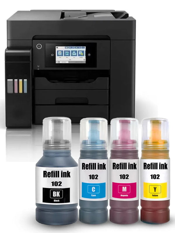 for epson 102 ink compatible 102 Refill Dye ink For ECOTANK ET-2700 ET-2750 ET-2751 ET-2850 ET-3700 ET-4750 ET-4850 ET-15000