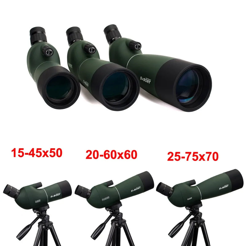 SVBONY SV28 Telescope Spotting Scope Powerful Zoom Monocular FMC BAK4 Waterproof For Bird Watching Target Shotting