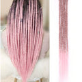 24 Inch Synthetic Dreadlock Hair Extensions, 10Strands/Lot Single Ended Soft Dreads Locks Hippie Style Dreadlock for Women