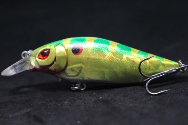 wLure Crankbait Fishing Lure 13g 9cm Medium Size 1-2 Meter Depth 3D Hard Vivid Eyes Tight Wobbler and High Frequent Action C735