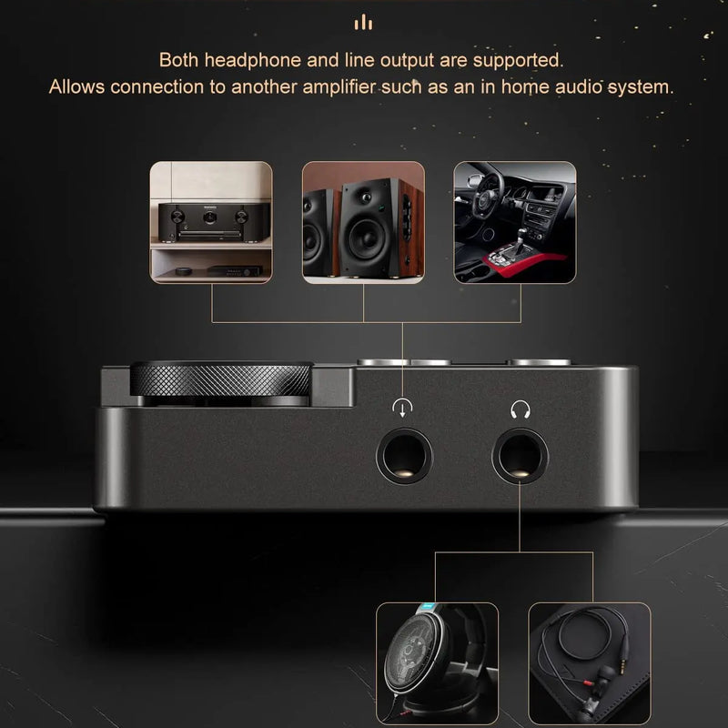 MP3 Player, Lossless DSD High Definition Portable Hi-Fi Digital Audio Music Player with 64GB Memory Card, Supports Up to 256GB
