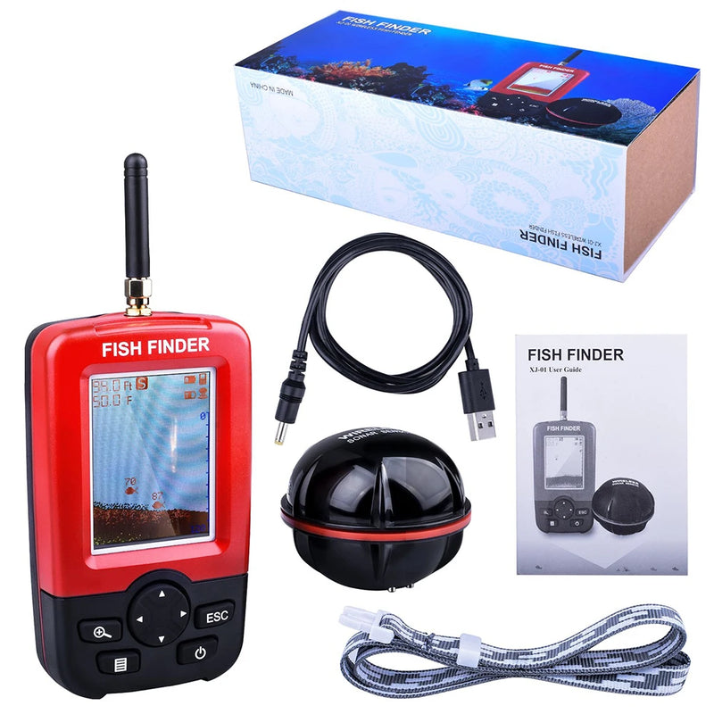 Wireless Portable Fish Finder 45M/135FT Sonar Depth - View 4 | SAMAG