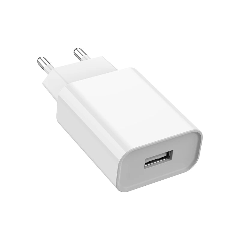 USB Charger 5V 2A Travel Universal Wall Power Adapter Plug For iPhone 16 15 14 Samsung Xiaomi Redmi LG EU US Head Fast Charging