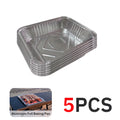 Pandatour Outdoor Camping High-Temperature Resistant Aluminum Foil Baking Pan No-Wash Magic Embossed Diamond Pattern Design