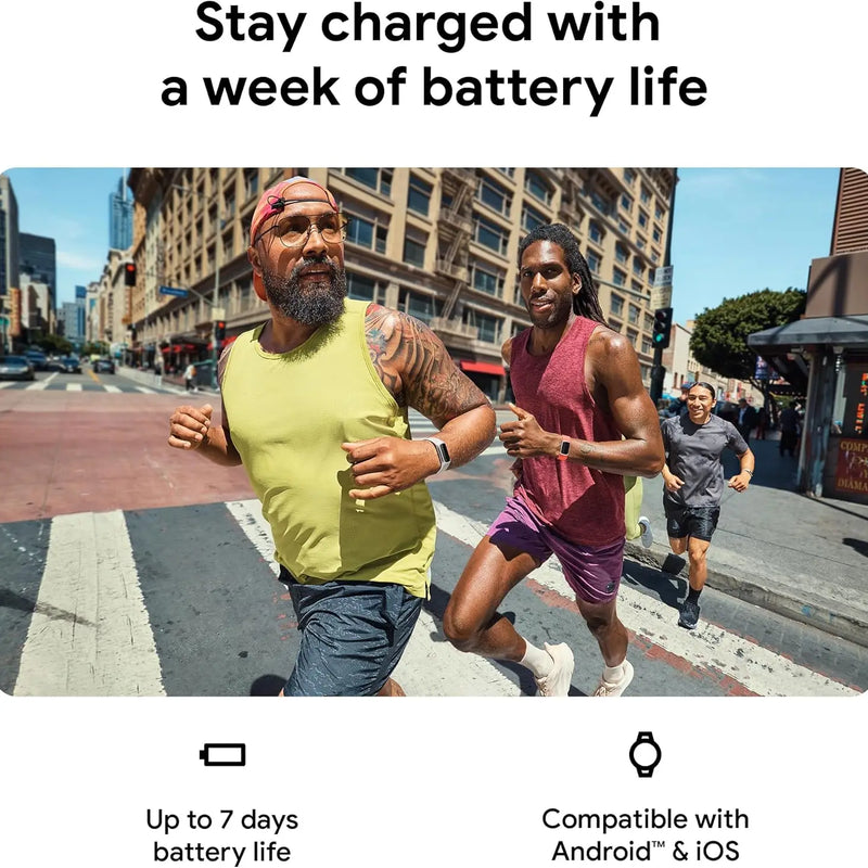 Fitbit Charge 6 Smart Fitness Tracker with ECG,Heart Rate,SpO2,GPS,Sleep Stress Monitor, Waterproof Watch for Running & Swimming