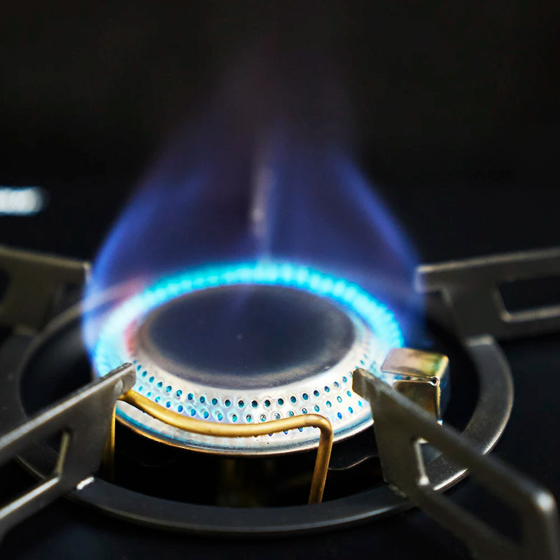 Pandatour Camping Outdoor IGT Table Gas Stove Wood Grain | SAMAG
