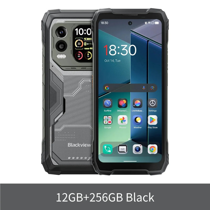 Blackview XPLORE 1 Pro 5G Thermal lmaging Rugged Phone w/ 6.78" 120Hz Main & 2.01" Secondary Display 20000mAh & 170LM Flashlight