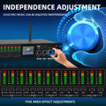 FULUODE K-6 Professional KTV digital stage effects processor anti-popping audio processor karaoke mixer reverb unit with DSP