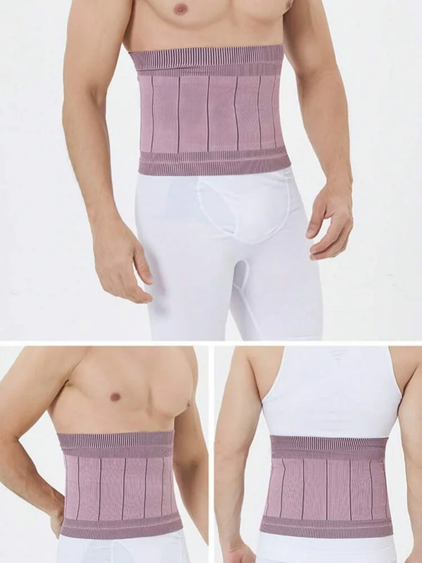 Men's Seamless Compression Shapewear Breathable Waist Trainer Slimming Underwear for Fitness Sport Sedentary Relief Body Shaper