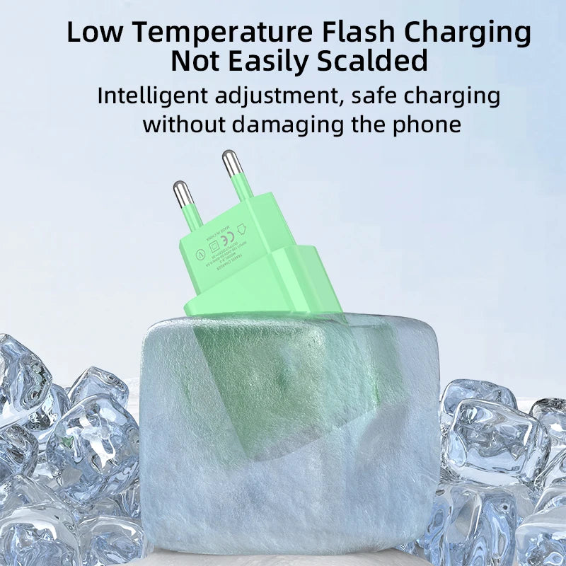 USB Charger 5V 2A Travel Universal Wall Power Adapter Plug For iPhone 16 15 14 Samsung Xiaomi Redmi LG EU US Head Fast Charging