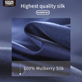 52025 Men’s 100% Mulberry Silk Pajama Set - Relaxed Fit | SAMAG