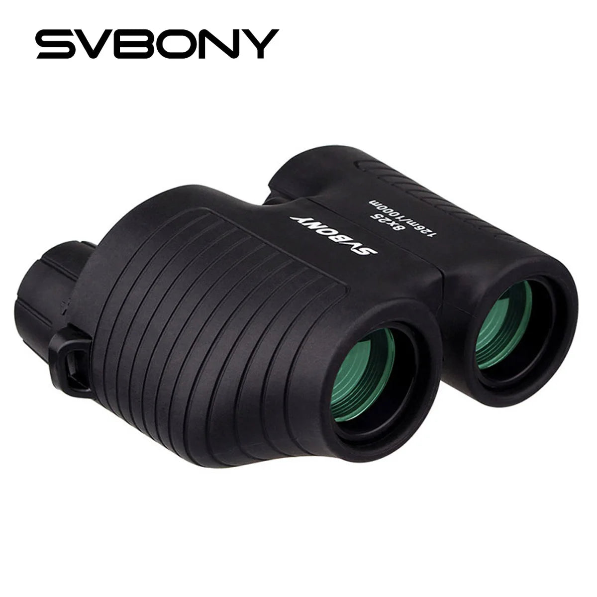 SVBONY 8x25 SV10 Binoculars Compact Fixed Focus Mini Portable Telescope Multi-coated Porro Prism for Outdoor Spoorts Games F9323