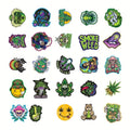 50pcs Leaves Stickers For Water Bottles, Vinyl Waterproof Stickers For Laptop, Skateboard, Computer For Teens Kids Girls Adults