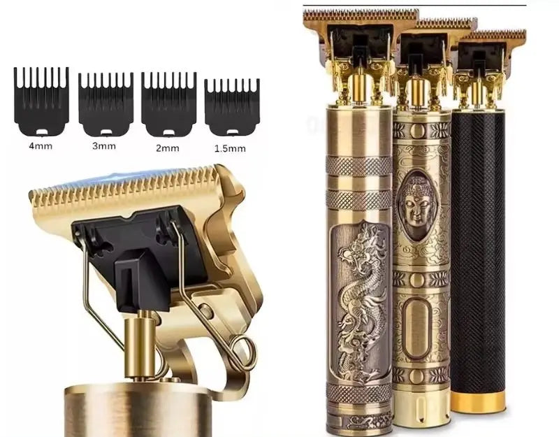 Máquina De Cortar Cabelo Para Barba Masculina Aparador Profissional barbeador acabamento Sem Fio Portátil