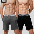 52025 Men's Cotton Modal Pajama Shorts – Smooth, Silky-Soft Lounge Shorts, Relaxed Fit, Side Pockets and Everyday Home Comfort