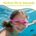 Swim Goggles - For Ages 3-10 - Anti-Fog - UV Protection | SAMAG