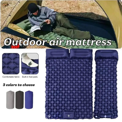 Single & Double Inflatable Air Mattress, Foldable Camping | SAMAG