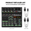 Audio Mixer G-MARK G40PRO 4-Channel Mixing Console With RCA Input And XLR Connectivity